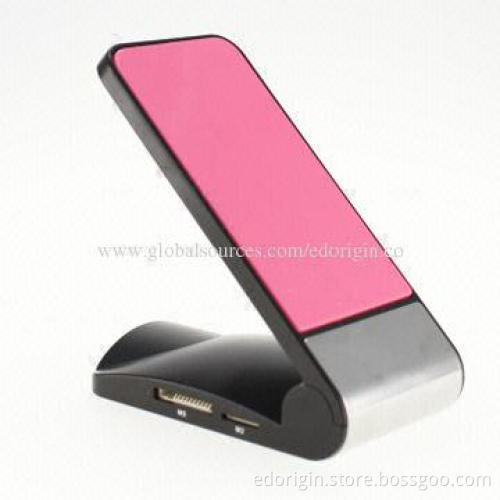 Desktop Mobile Phone Holder with Card Reader, can Read SD, TF, MS, M2 Cards